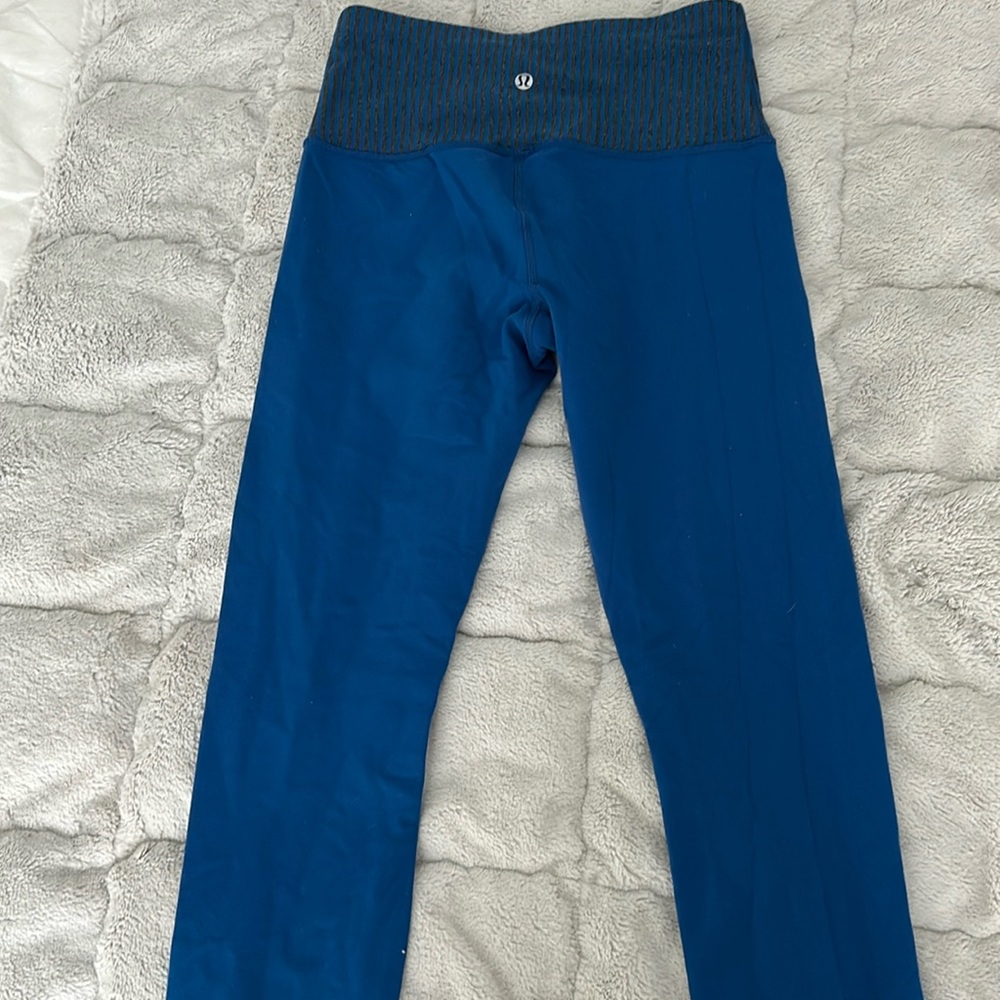 Blue lululemon leggings long